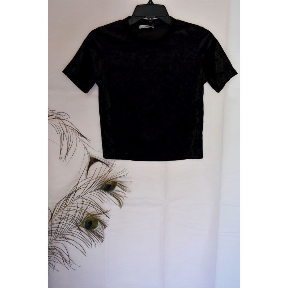 Velvet Crop Top